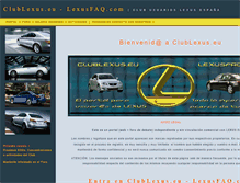 Tablet Screenshot of lexusfaq.com